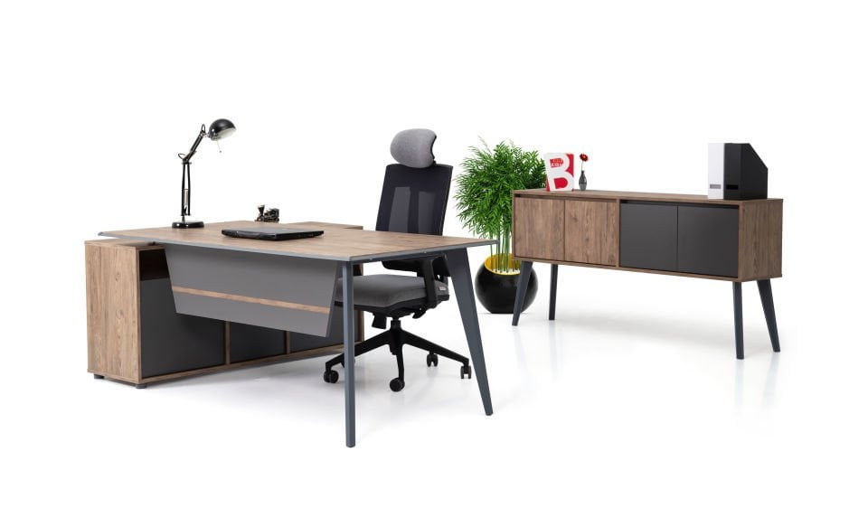 Bürocan Ofis Eco L2 Çalışma Masası