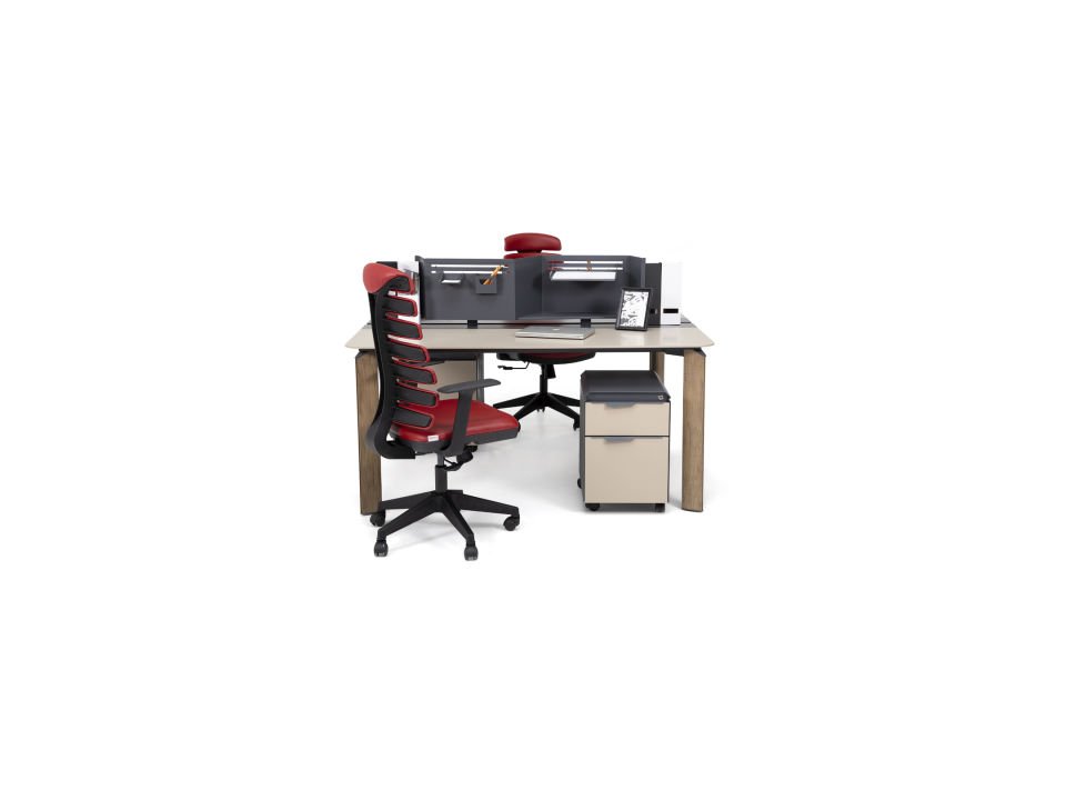 Bürocan Ofis Twist 2P Workstation
