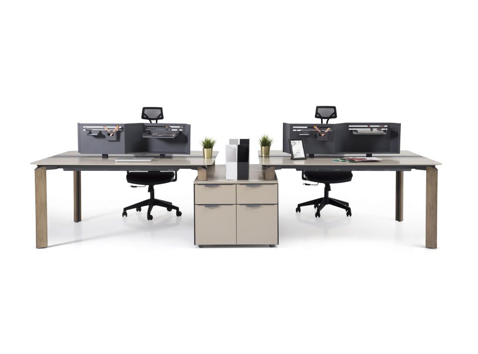 Bürocan Ofis Twist 4P+ WorkStation