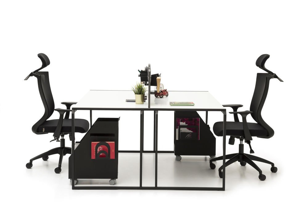Bürocan Ofis Marbella ikili Workstation