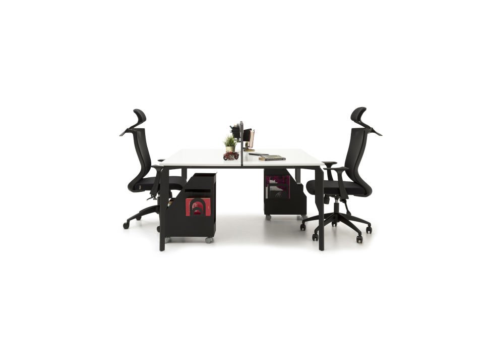Bürocan Ofis Efor İkili Workstation