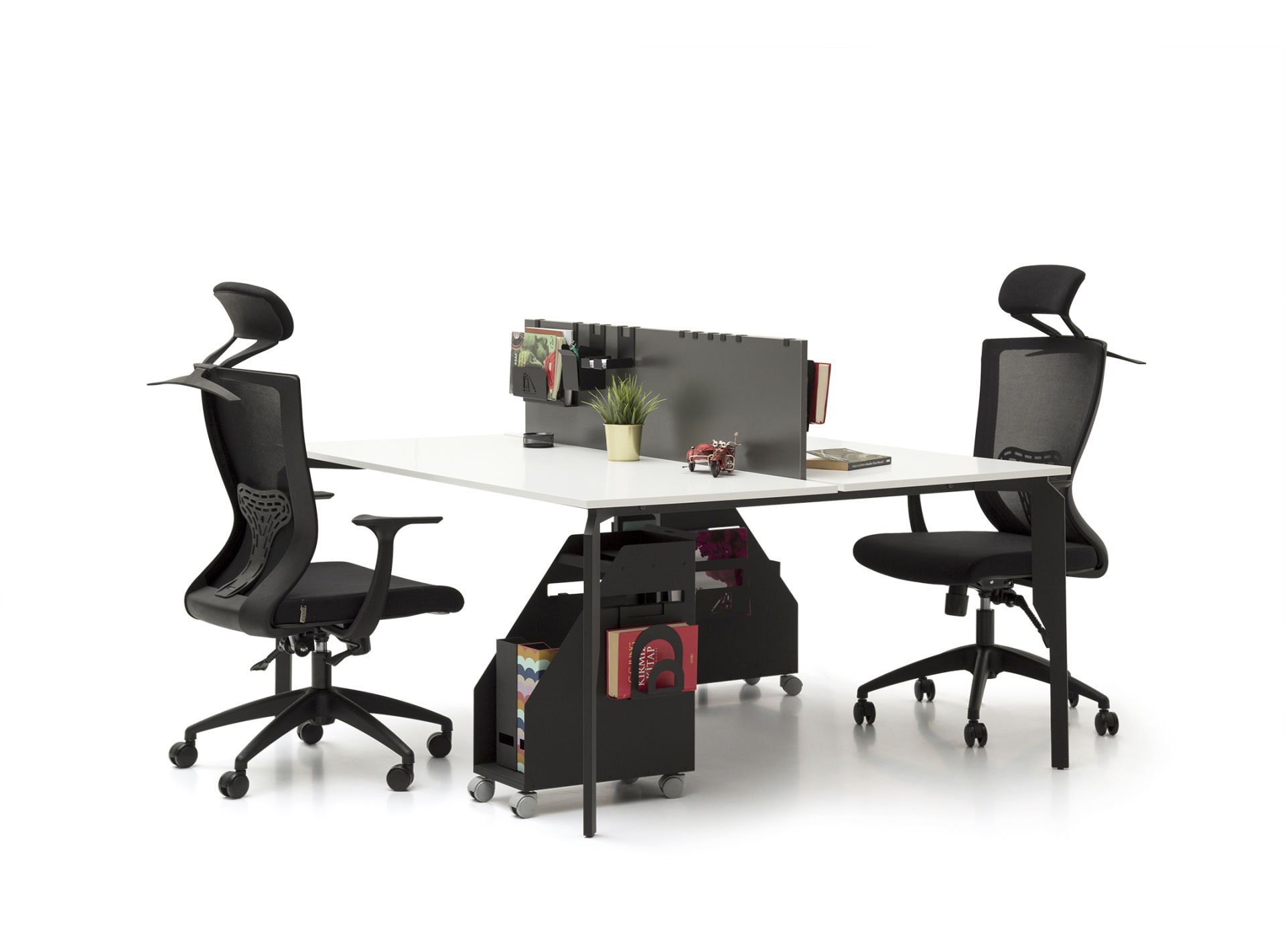Bürocan Ofis Efor İkili Workstation