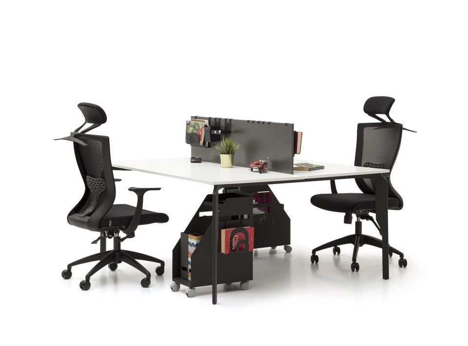 Bürocan Ofis Efor İkili Workstation